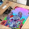 Stitch Printed Carpet, for Office Chair Living Room Bedroom Kitchen Room Decor Gifts.