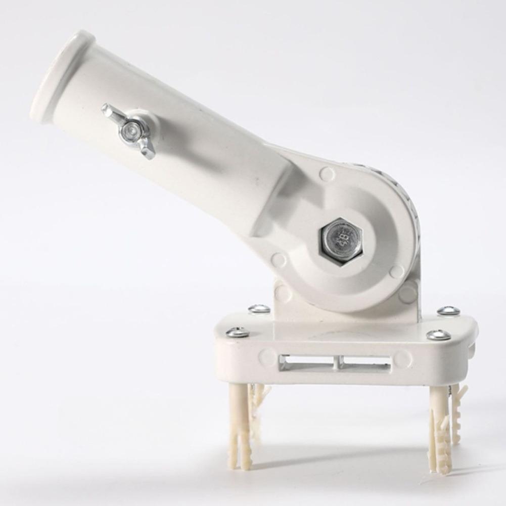 Adjustable Bracket Flag Pole Holder Drainage Hole Feature