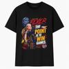 Sophie Cunningham Fever The Point Is To Win Games Portrait T Shirt Black