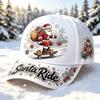 New Santa Claus Baseball Cap D Digital Printing Sun Hat, Worn In a Festive Atmosphere, Come To Picture Design