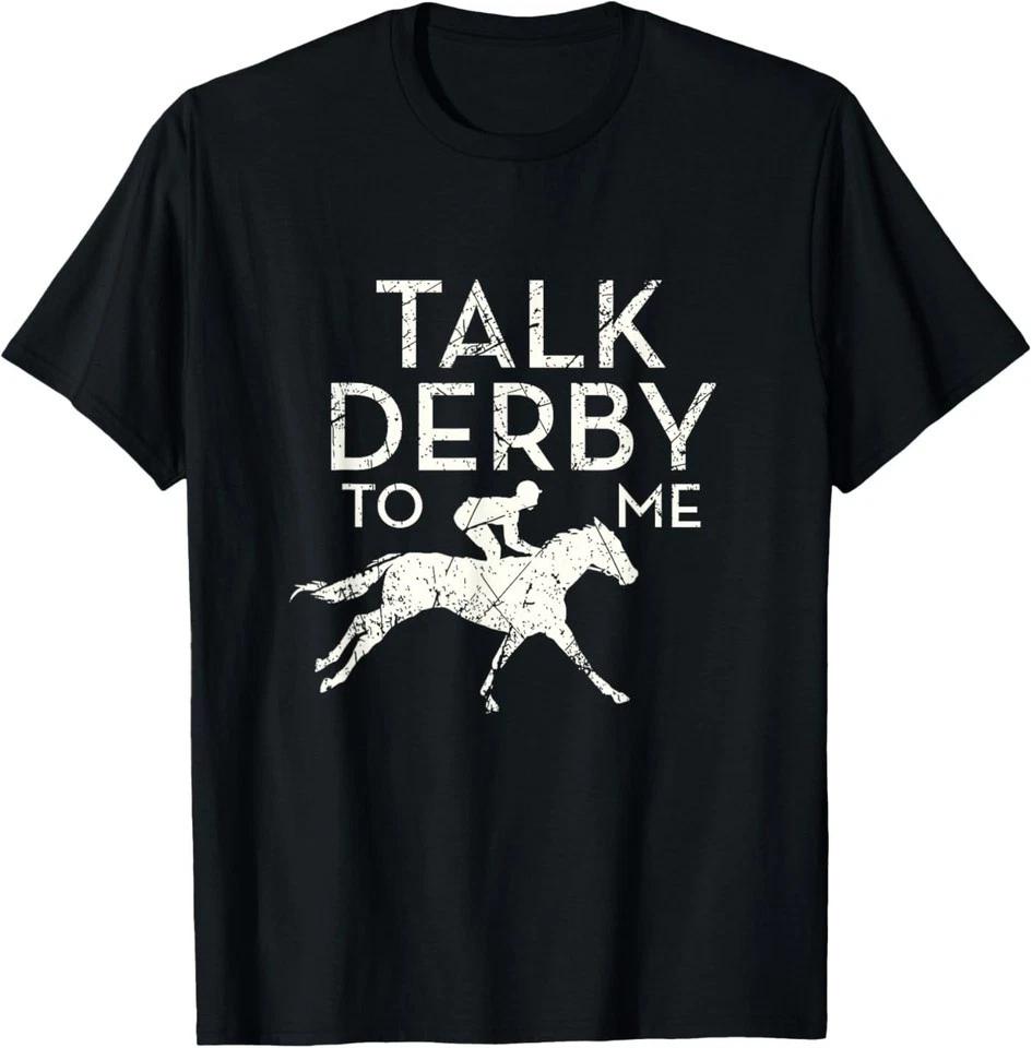 Забавная футболка с изображением владельца и любителя скачек Derby Race S