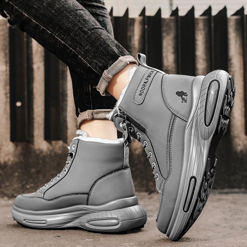 Men Boots High Top Shoes Winter Walking and Commuting Casual Outdoor Travel Seasonal Everyday Footwear Daily Boots Style Sizes 39-44