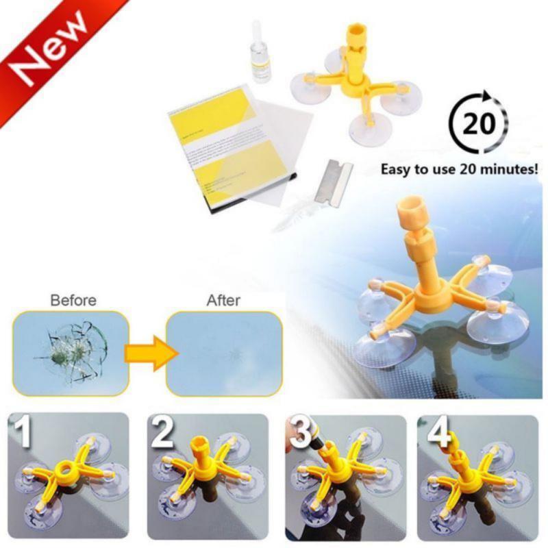 Buy Windshield Repair Tool KitRepair Resin, Repair Device, Curing