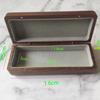 Outdoor Solid Wood Myopia Storage Box Glasses Case Wooden Case Black Walnut