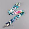 Anime Girl Lanyard Manga Card Holder Neck Strap for Key ID Card Phone Straps Badge Holder Keyrings Cosplay Accessories Gifts