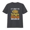 Unisexs Lets Make This Waffle Houses A Home Waffles Pancakes T Shirt Black 2XL vintage Washed Comfortable Slightly homme Stylish