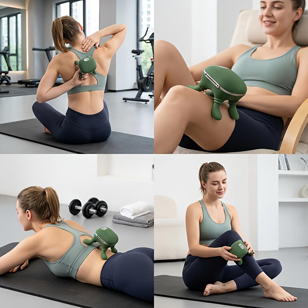 4D Bionic Neck Shoulder Massager N7 Kneading Massager Shawl 3-Level Modes Neck Cervical Waist Leg Body Muscles Massage Pillow