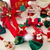 Exquisite Christmas Accessories Fashion Bow Ribbon Barrettes Bow Christmas Deer Hairpin  Children
