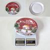 Christmas Themed Party Decoration, Christmas Snowman Paper Cup, Paper Tray, Knife, Fork, Spoon