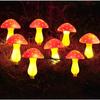 Colorful Mushroom LED Solar Lawn Lamp External Solar Lights Wedding Camping Party Home Decoration Garden Summer Decor Light