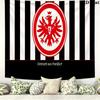 Eintracht Frankfurt logo Wall Tapestry Aesthetic Wall Hanging Printed Fabric Blanket Decorative Tapestries for Bedroom Living Room Home Decor
