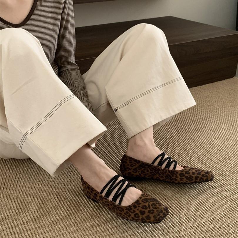 2025 Temperament Versatile Solid Color Lace-up Light Mouth Single Shoes Women's Autumn Fashion Retro Mori Casual Wedge Heel Mary Jane