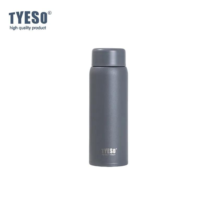 Tyeso 200ml Cute Thermoses Compact Slim Design High Aesthetic Appeal Perfect for Hydration Pocket Insulated Water Bottle Vacuum