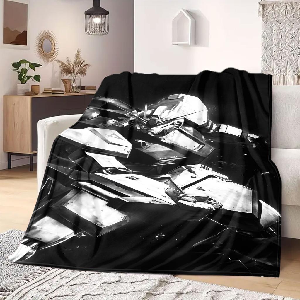 Char's Zaku II Flannel Blanket Warm,Comfortable,Suitable for Bedrooms,Sofas,Beds,Chairs,Picnics,Travel