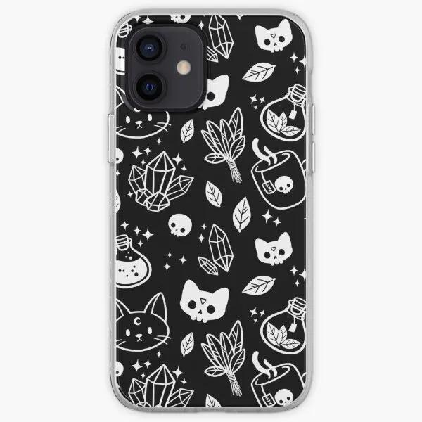 

Herb Witch Black And White Nikury I Phone Case Customizable for iPhone X XS XR Max 11 12 13 14 Pro Max Mini 6 6S 7 8 Plus TPU iPhone 17