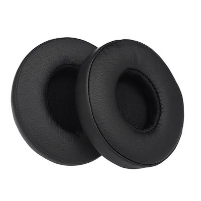 2 stuks vervangende oorkussens oorkussenkussen voor Beats Solo 2/3 op oor draadloze hoofdtelefoon zwart
