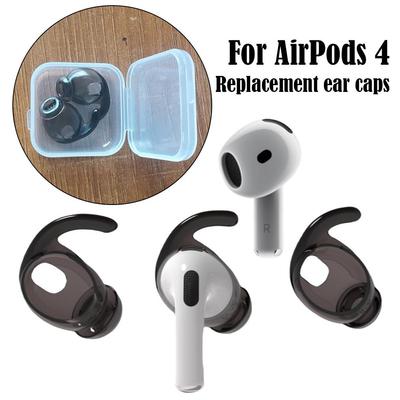 Voor AirPods 4 Oorhaken Transparante Anti-Slip Oordopjes Voor AirPods4 Voor Apple Hoesjes Koptelefoon 4 N7O6