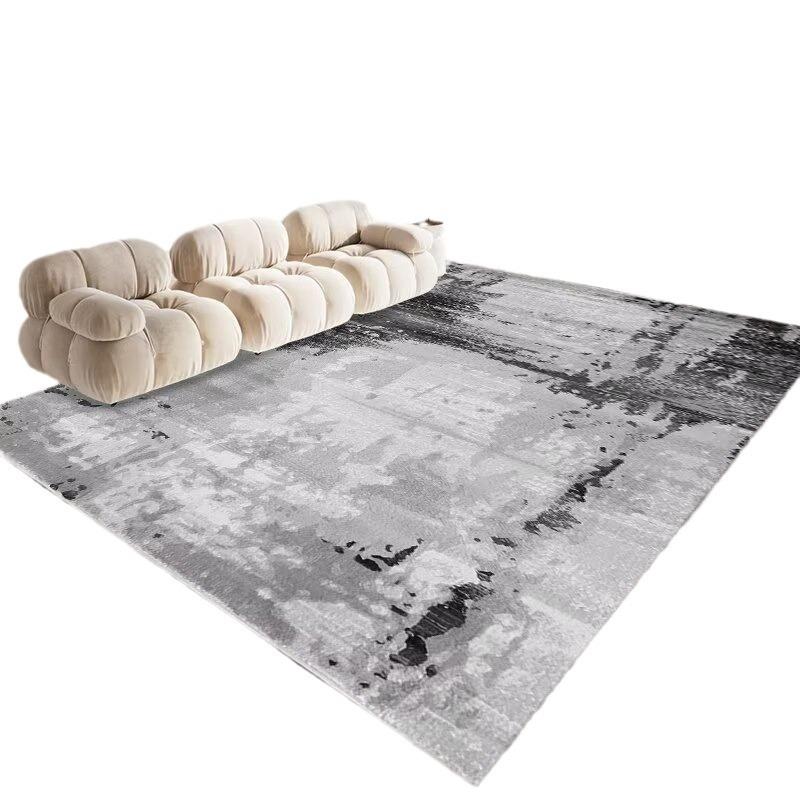 Simple Crystal Velvet Carpet, Living Room Sand And Coffee Table Carpet, Large Area Of Floor Mats Next To The Bedroom Bed