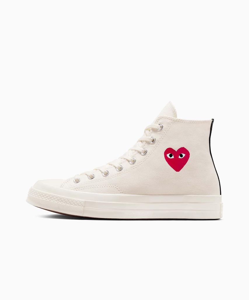 Converse X Play Comme Des Garçons Single Heart Chuck 70 High A08800C