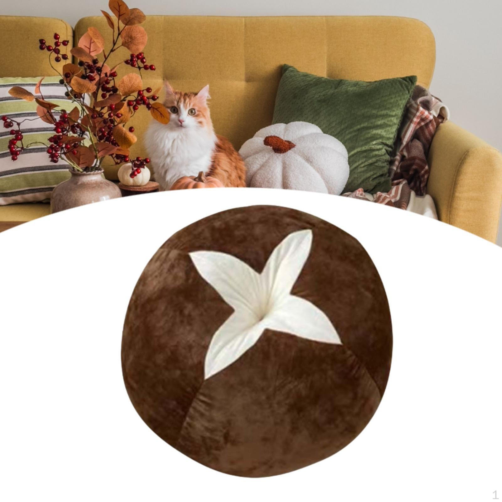 

Throw Pillow Decorative Back Cushion Couch for Living Room Car Mushroom