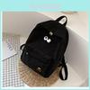 Corduroy Student Backpack With Ergonomic Shoulder Straps For School And Campus Use