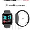 Y68 Wasserdichtes Smart-Armband mit Pulsmesser & Bluetooth
