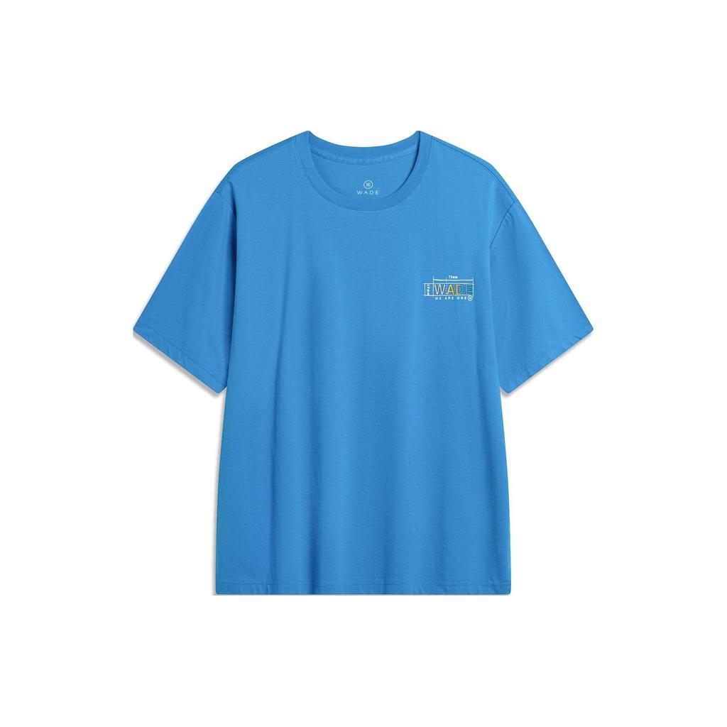 Li Ning T-Shirt Herren Interstellar Blue AHSU363-6