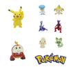 Set Of 8 Cartoon Pokemon Pikachu Mini Figures 5cm Size, Non-electric, Static Display