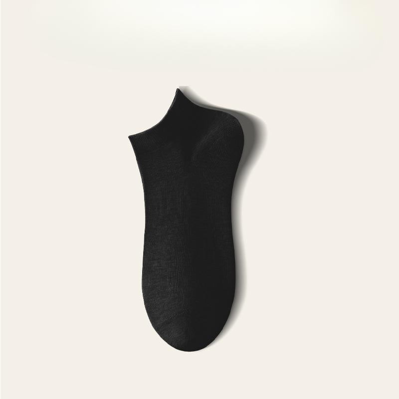 Men's Spring and Summer Cotton Invisible Antiodor Antiskid Antibacterial Anti Pilling Short Boat Socks