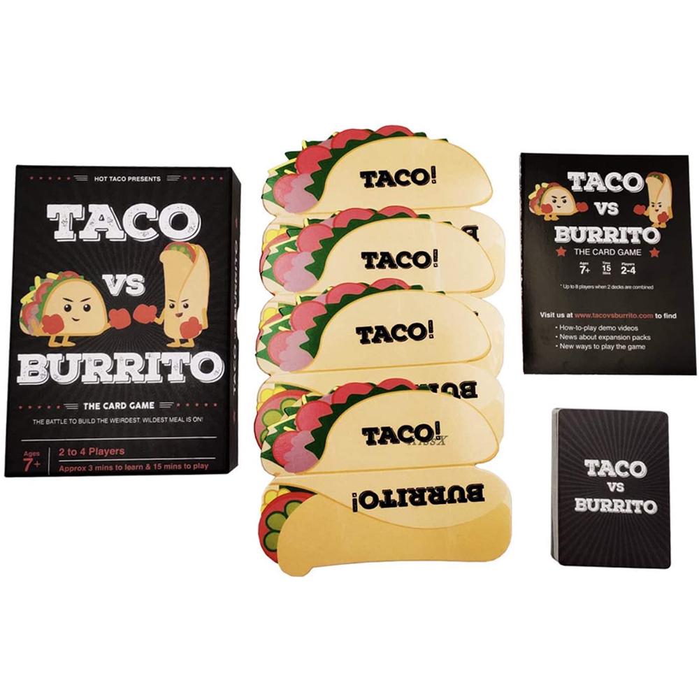 Buy Funny Card Game Taco VS Burrito Food Fight Game Children Party Leisure  Game at affordable prices — free shipping, real reviews with photos — Joom