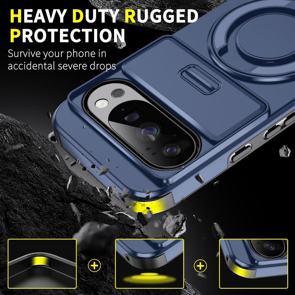 Protector Case for Google Pixel 10 Pro XL 9a 9 8a 7 8 Pro Pixel10 Pixel9 Armor Protection Stand Phone Cases