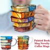 Retro Engine Coffee Mug,V8 Engines Stainless Steel Cup Personalized Double Wall Insulation Car Mug with Handle for Christmas