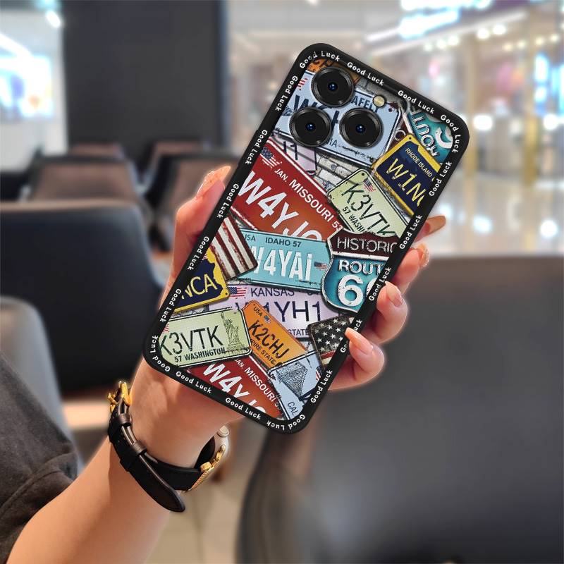 Silicone Cover Phone Case For Ulefone Note20 Pro/Meizu Note21 Shockproof Soft Case Anti-dust Dirt-resistant Durable Cute