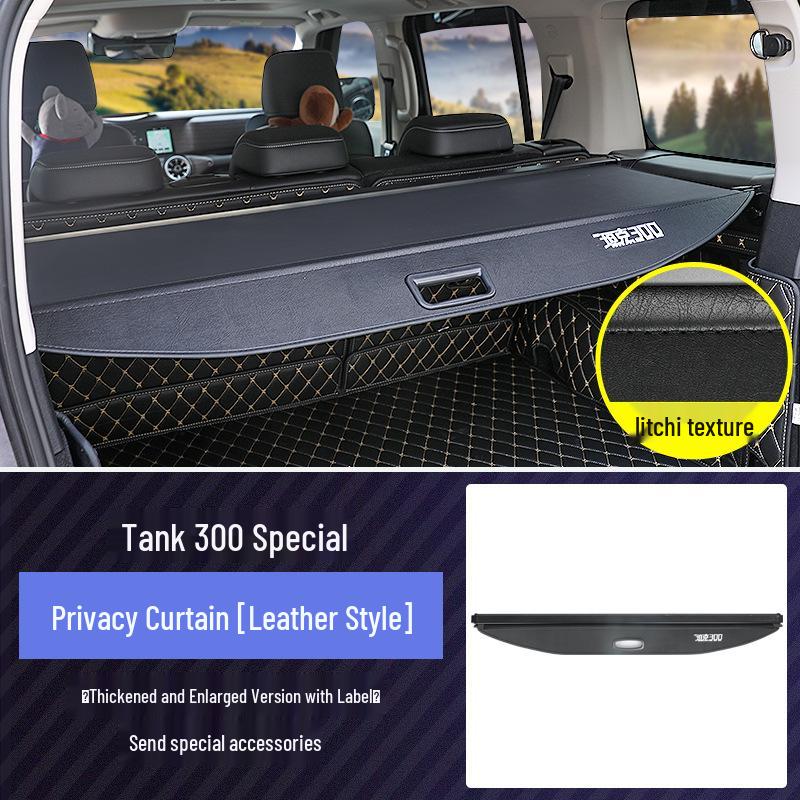 Wey Tank 300 Trunk Partition: Interior Cargo Cover & Storage Modification