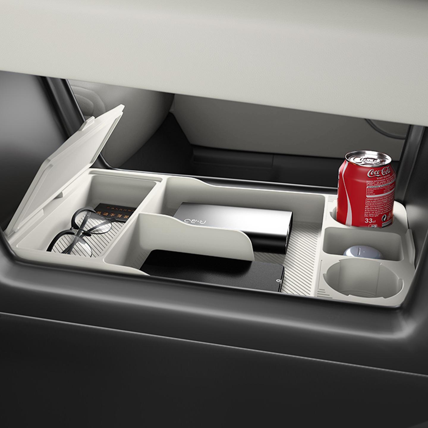 Li Auto L9 Console Silicone Storage Box: Glasses Holder & Car Interior Accessory