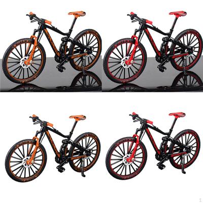 2x1:10 Mini Yarış Bisikleti Dağ Parmak Bisikleti Oyuncak Modeli Dekorasyon El Sanatları