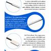 DS18B20 Temperature Sensor Probe 304 Stainless Steel 6*30MM OD 3.0MM Waterproof Dustproof Sensors Cable 1M Length