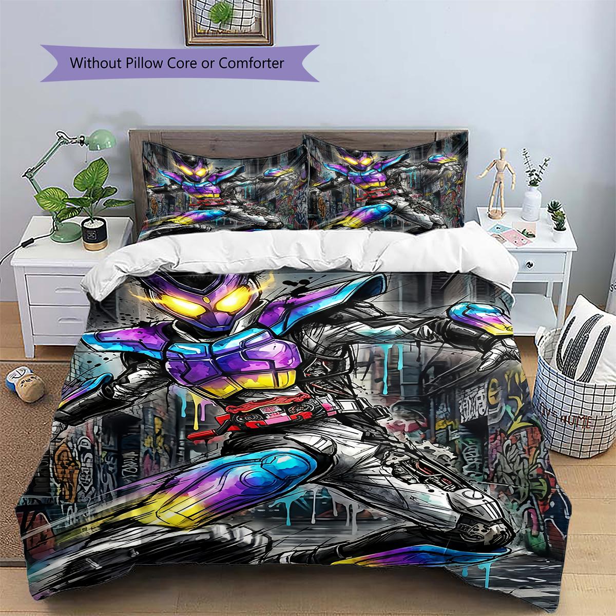 

Minimal Outline Art Bedding Set, Simple Hero Line Bedroom Decoration, Light Luxury Home Gift.chl 135x200cm