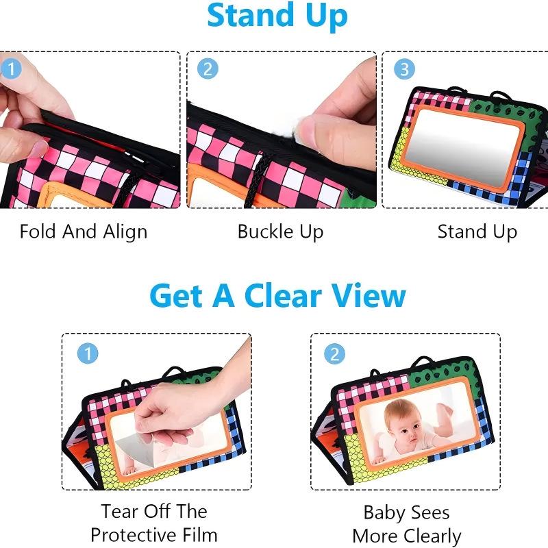 Educational Baby Vision Training Car Safety Mirror Toy