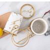 Nordic Luxury Ceramic Marble Pattern Chopsticks Tube Home Emerald Phnom Penh Drain Rack Kitchen Storage Bucket
