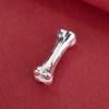 S925 Sterling Silver Bamboo Spacer Beads for DIY Bracelets & Necklaces