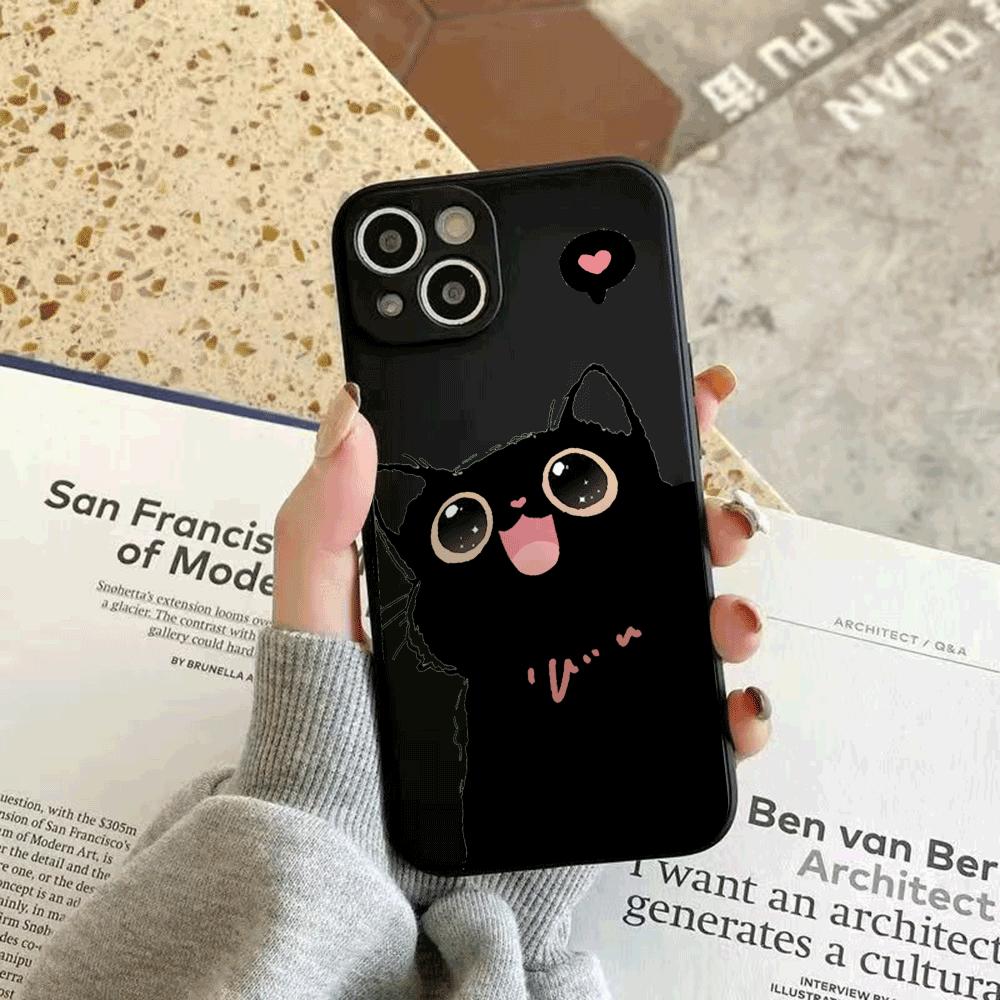 

Cute Lucky Kitten Multi Cat Pattern Phone Case for iPhone 17 16 15 14 13 12 11 16E Series Pro Max Plus Double Layer Protection iphone 14 Pro