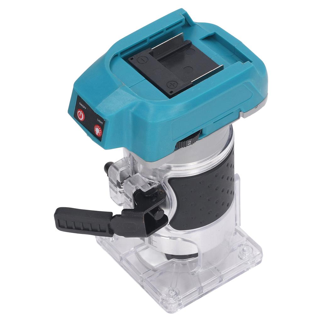 Mașină de tăiat cu litiu fără perii Router pentru prelucrarea lemnului fără perii Trimmer pentru gaura bateriei de 18V