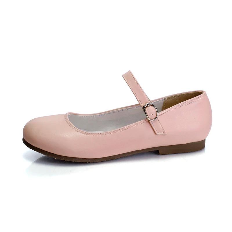 Fashion 2025 Fashion Women Buckle Strap Mary Jane Flat Shoes  Casual Round Toe Sweet Ballet Flat Ankle Strap Larger Size 31 32 33 42