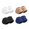 2 Pieces Adults Hydrating Heel Socks Open Toe Reusable Protective Sleeve Washable Breathable