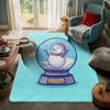 House Entrance Carpet Home Door Mat Living Room Bath Foot Bathroom Non-slip Water Absorption Rugs Bath Merry Christmas Winter