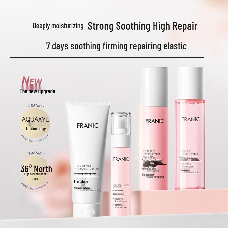 Franlina Rose Hydrating & Firming 4-Piece Skincare Gift Set