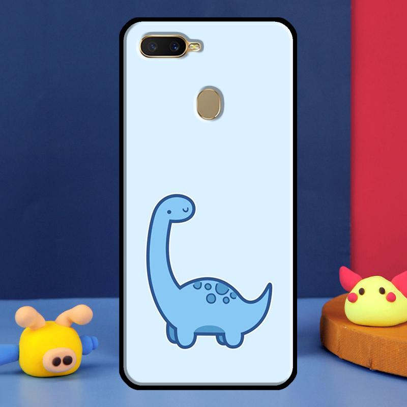 Cute Dinosaur Baby Case For Oppo A98 A78 A58 A15 A16 A17 A5 A9 A91 A52 A72 A76 A96 A74 A94 A54 S A57 A77 Cover