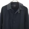 GYMPHLEX Stainless collar coat M Navy Mesh lining Men's Used