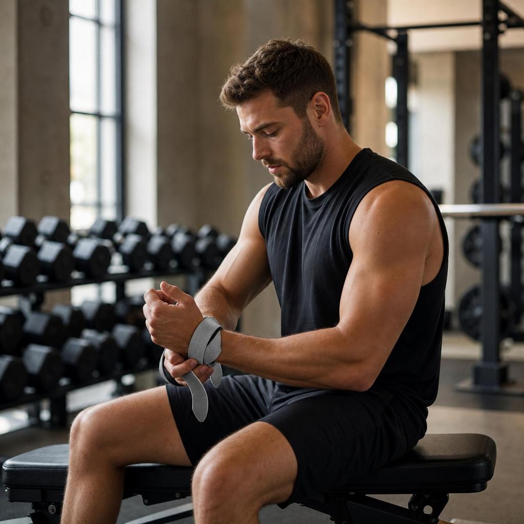 Lifting Wrist Straps Reinforced Wraps Soft Training